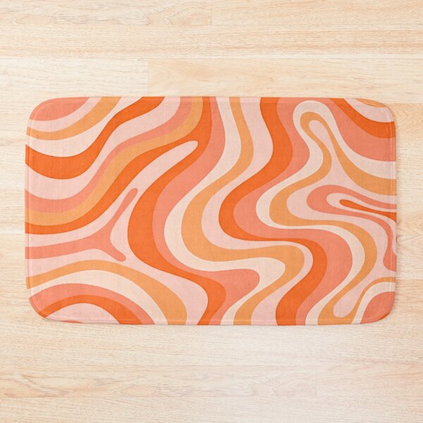 Item preview, Liquid Swirl Retro Abstract in oranges tones, Cream, and White designed and sold by Differenceee.