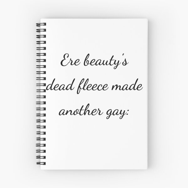 Item preview, “Ere beauty’s dead fleece made another gay:” - handwriting black designed and sold by ariksworld.