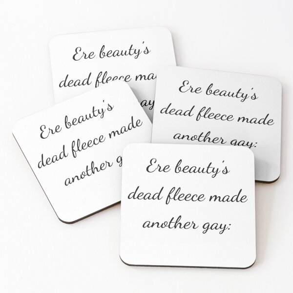 Item preview, “Ere beauty’s dead fleece made another gay:” - handwriting black designed and sold by ariksworld.
