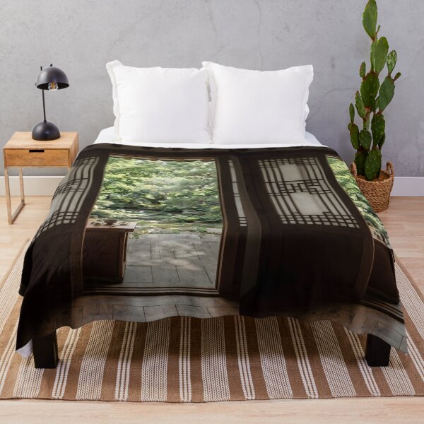 Item preview, Serene Korean Summer Garden Hanok View designed and sold by SOOstudio73.
