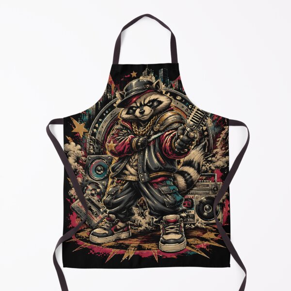 Item preview, Old School Raccoon Hip Hop MC designed and sold by JasKei-Designs.