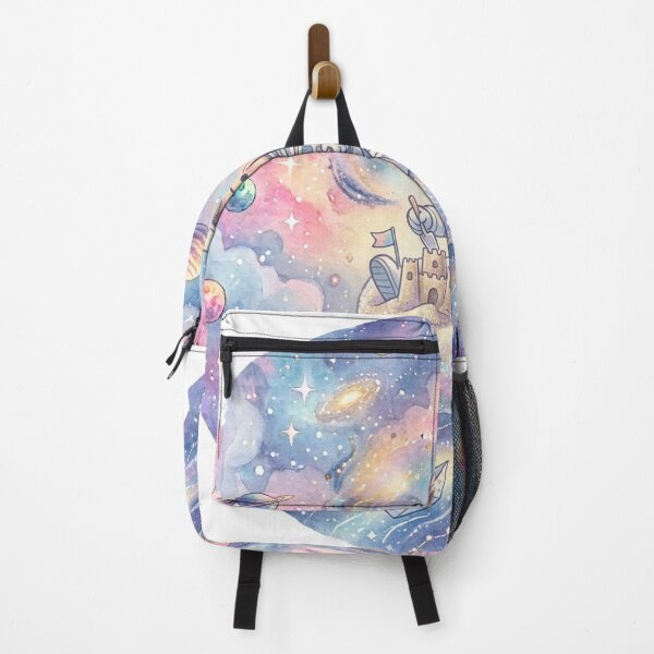 Item preview, Kawaii Astronaut Building a Sandcastle in Space | Pastel Galaxy Watercolor Art designed and sold by RoyArt0.