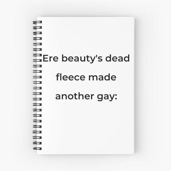 Item preview, “Ere beauty’s dead fleece made another gay:” - print black designed and sold by ariksworld.