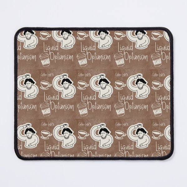 Item preview, Liquid Optimism Cute Minimalist Coffee Lovers Art designed and sold by Artemis & Woven Collective.