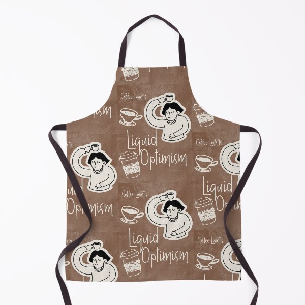 Item preview, Liquid Optimism Cute Minimalist Coffee Lovers Art designed and sold by Artemis & Woven Collective.