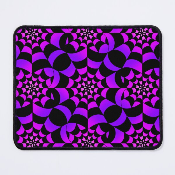 Item preview, Enchanted Web - Ultraviolet Magic Spider Web Halloween Pattern designed and sold by BlackthornDsign.
