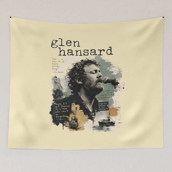 Item preview, Glen Hansard Vintage Concert Poster | Indie Folk Music Art | Distressed Album Style Graphic designed and sold by FEBRICAST.