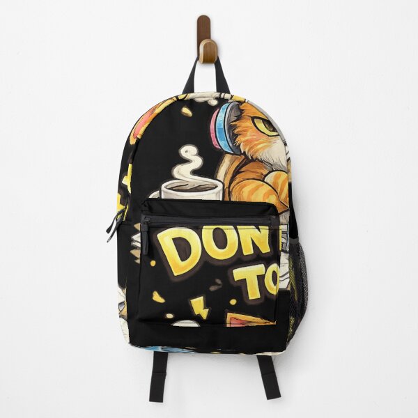 Item preview, Don’t Talk to Me Orange Cat Headphones Coffee designed and sold by EssentialsWear.
