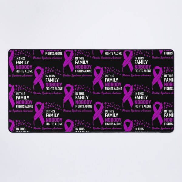 Item preview, In This Family Nobody Fights Alone Moebius Syndrome Awareness Feather Ribbon designed and sold by valleriajosue.