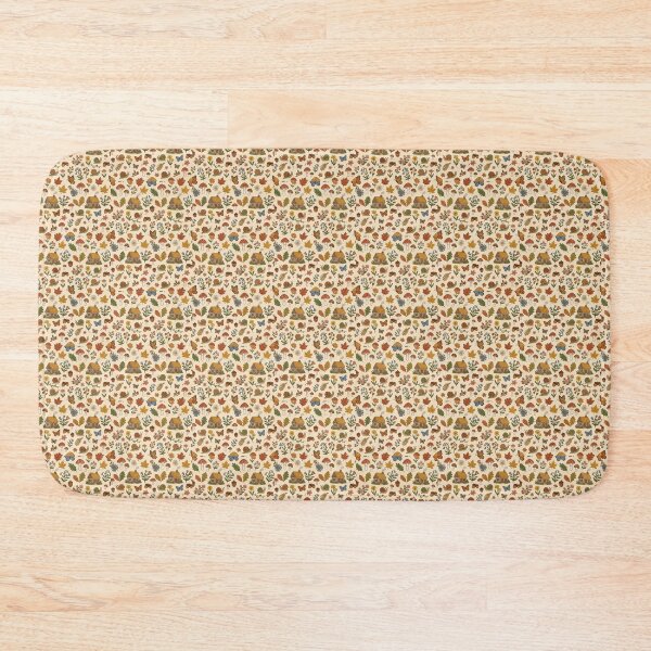 Item preview, Mushroom Village Cottagecore Seamless Pattern designed and sold by Fandom Universe.