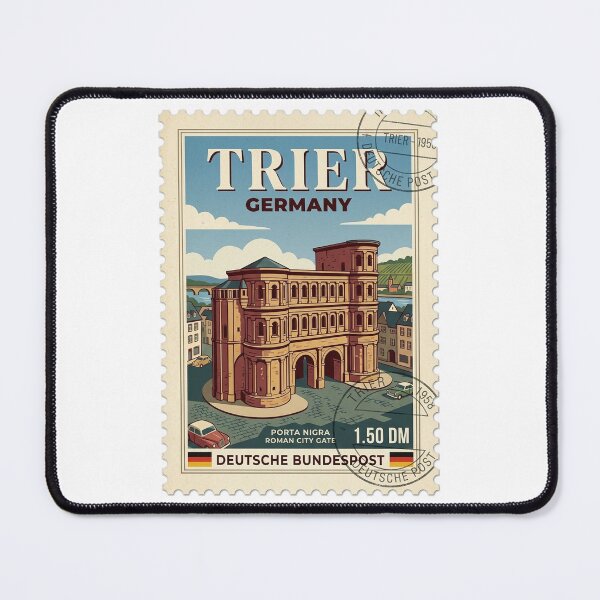 Item preview, Porta Nigra Trier Germany Vintage Travel Stamp designed and sold by k3rstman1.
