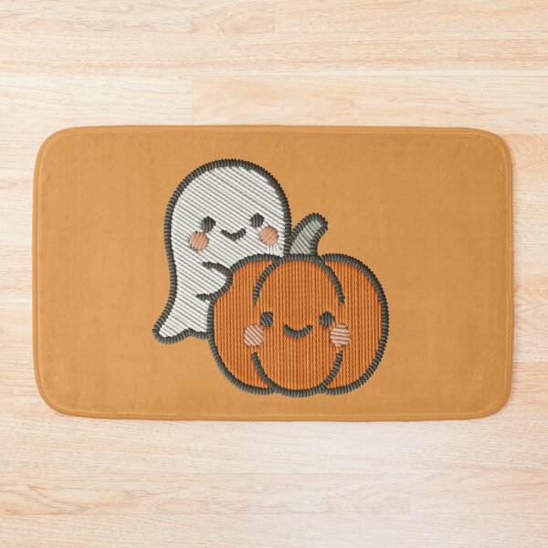 Item preview, Kawaii Ghost and Pumpkin Friends Embroidery Patch Sticker designed and sold by · GAMING SOUL ·.