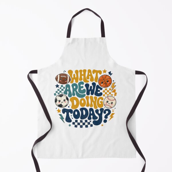 Item preview, What Are We Doing Today Funny PE Teacher Retro Kawaii Sports Balls designed and sold by Yellowriversss.
