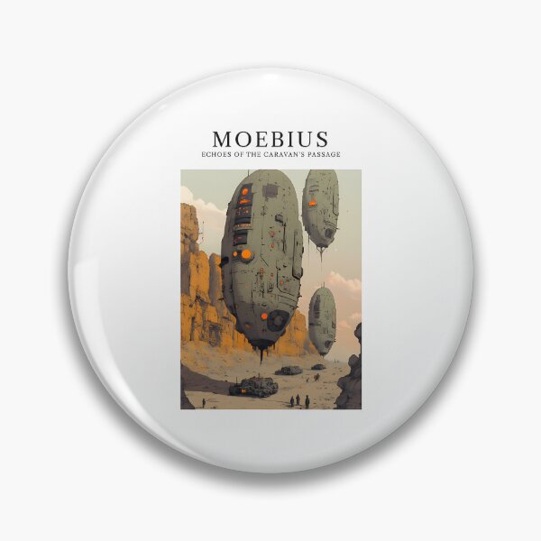 Item preview, Moebius Inspired Poster Echoes Of The Caravans Passage designed and sold by valleriajosue.