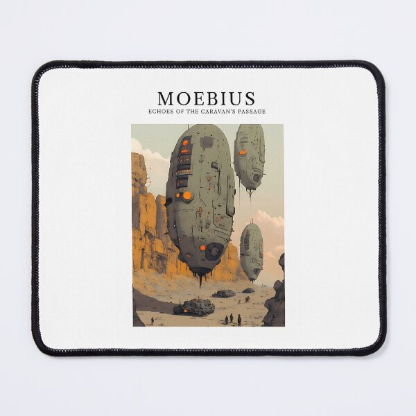 Item preview, Moebius Inspired Poster Echoes Of The Caravans Passage designed and sold by valleriajosue.