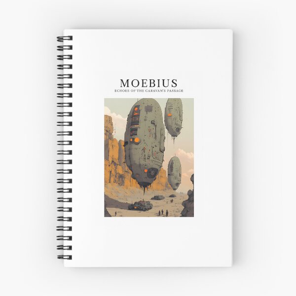 Item preview, Moebius Inspired Poster Echoes Of The Caravans Passage designed and sold by valleriajosue.