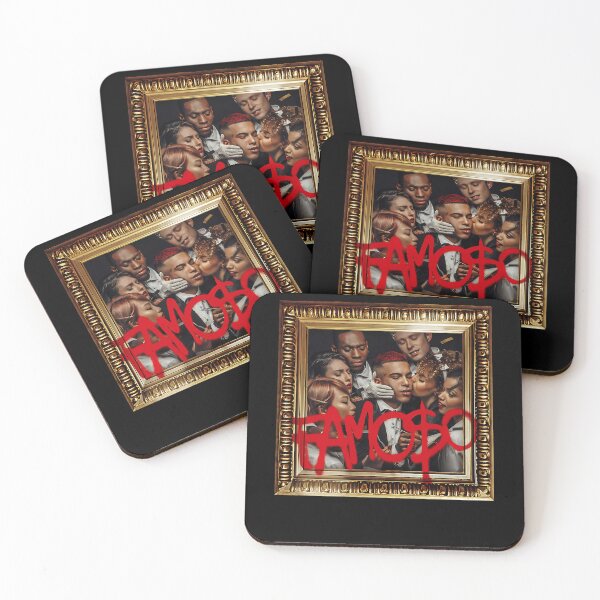 Item preview, Sfera Ebbasta Famoso Cover with Golden Frame designed and sold by MuseHaven.