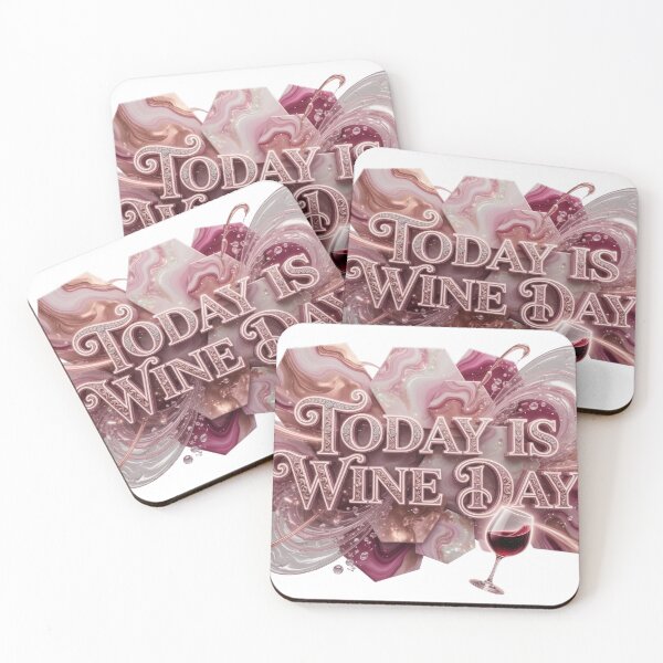 Item preview, Cool TODAY IS WINE DAY designed and sold by dazzlemakers.