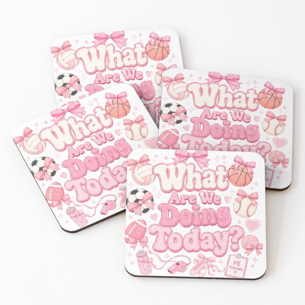 Item preview, Pink Coquette Bow What Are We Doing Today PE Teacher Girl Aesthetic designed and sold by Yellowriversss.
