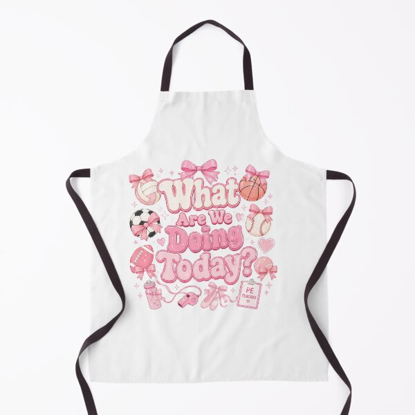 Item preview, Pink Coquette Bow What Are We Doing Today PE Teacher Girl Aesthetic designed and sold by Yellowriversss.