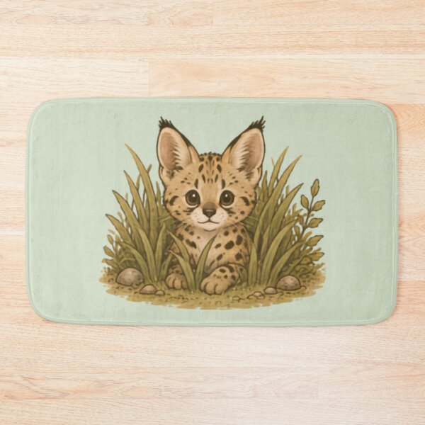 Item preview, Cute Serval Grassland Explorer  designed and sold by MellowMunchkins.