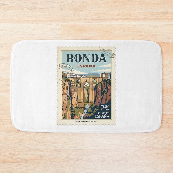 Item preview, Vintage Ronda Spain Puente Nuevo Travel Stamp designed and sold by k3rstman1.