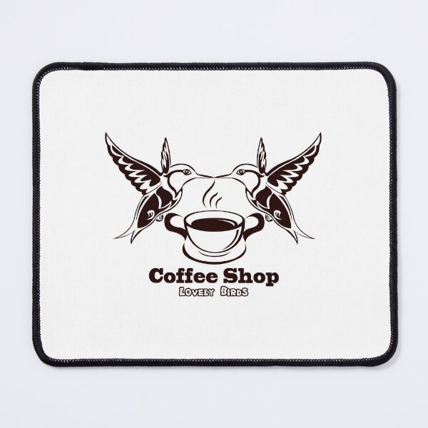 Item preview, Coffee Shop Lovely Birds Vintage Espresso Cup Vector Logo designed and sold by mejhfcc.