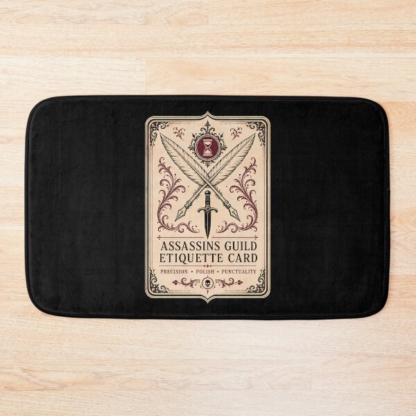 Item preview, Assassins Guild Etiquette Card designed and sold by agearb.