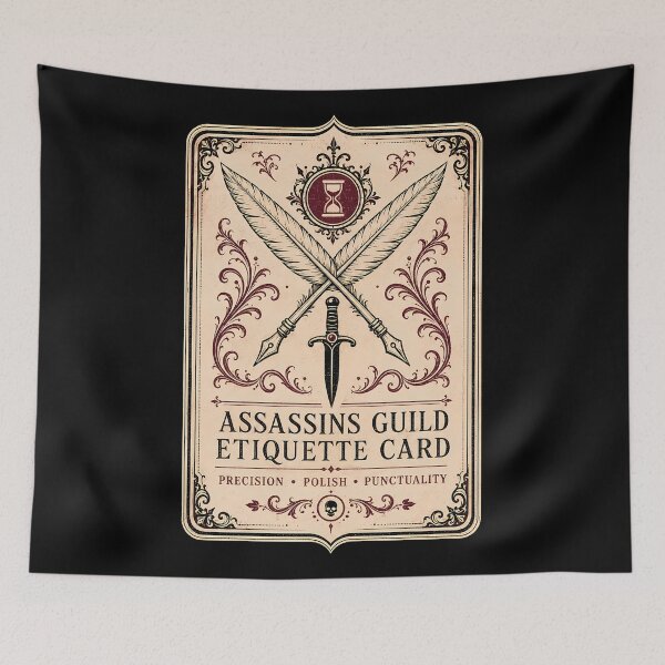 Item preview, Assassins Guild Etiquette Card designed and sold by agearb.
