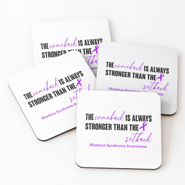 Item preview, Moebius Syndrome Awareness - The Comeback Is Always Stronger Than The Setback designed and sold by valleriajosue.
