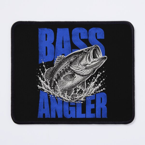 Item preview, Largemouth Bass Angler Vintage Fishing designed and sold by JasKei-Designs.