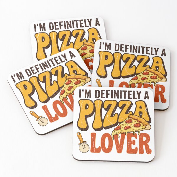Item preview, I'm Definitely a Pizza Lover Graphic Illustration designed and sold by DKSH1234.