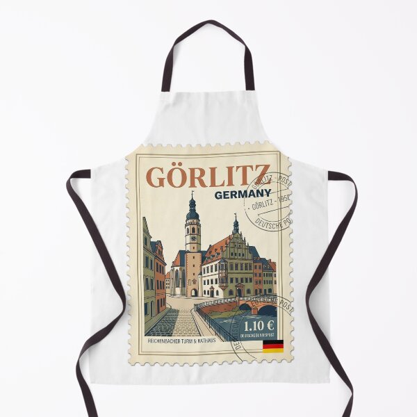 Item preview, Görlitz Germany Travel Stamp Reichenbacher Tower Rathaus designed and sold by k3rstman1.