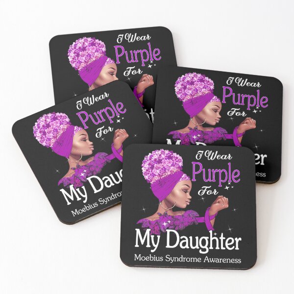 Item preview, Moebius Syndrome Awareness Black Girl I Wear Purple For My Daughter designed and sold by valleriajosue.