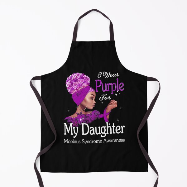 Item preview, Moebius Syndrome Awareness Black Girl I Wear Purple For My Daughter designed and sold by valleriajosue.