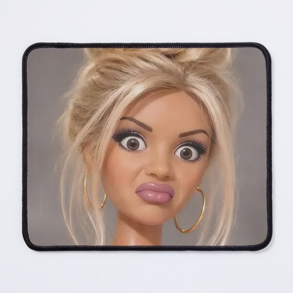 Item preview, Confused Judgemental Blonde Doll Funny Meme designed and sold by Devilians92.