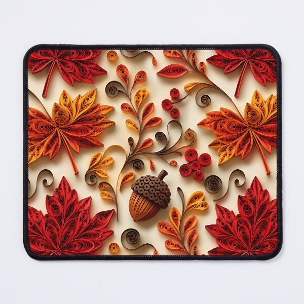 Item preview, 3D Paper Quilling Autumn Leaf Pattern designed and sold by Thai Vibe Studio.