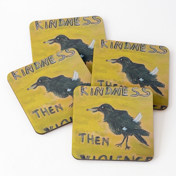 Item preview, Choose kindness then violence painting designed and sold by gamalielRocky.