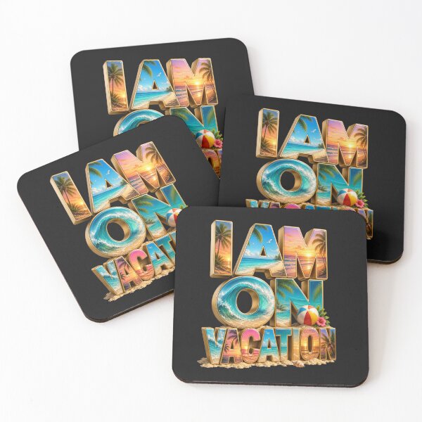 Item preview, I am on vacation designed and sold by DreamPrintForge.