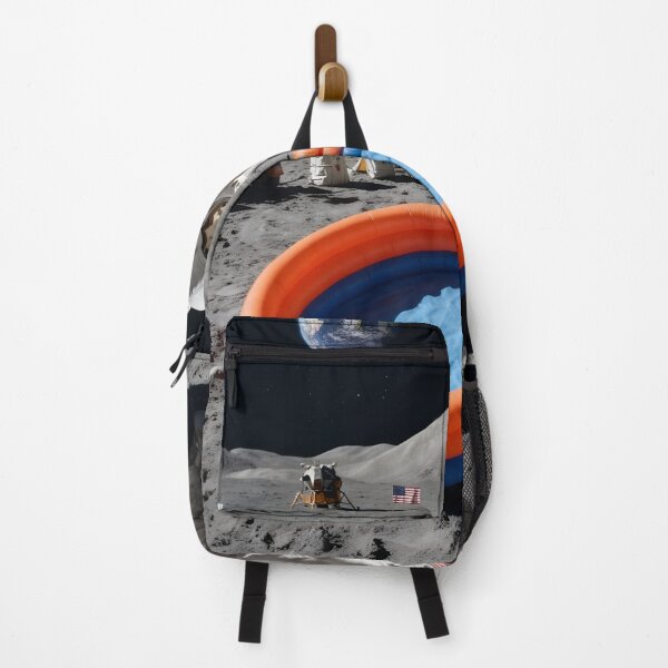 Item preview, NASA astronaut setting up swimming pool on the moon designed and sold by WiseBow.
