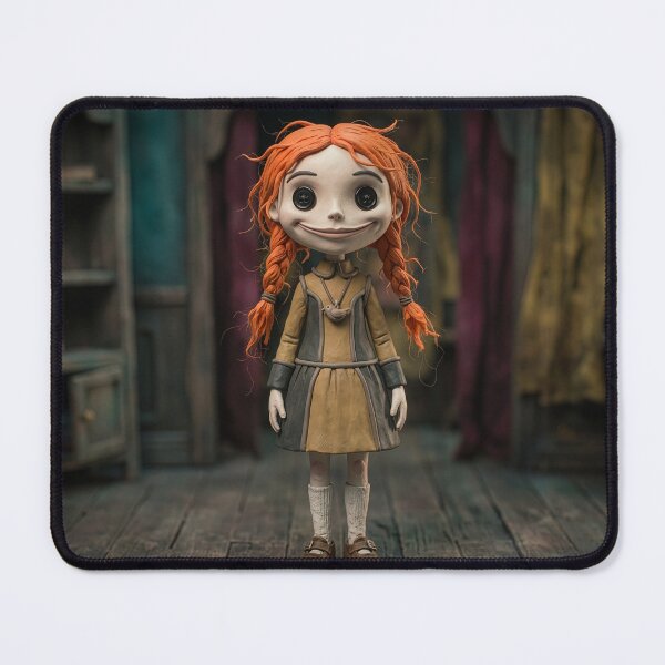 Item preview, Stop-Motion Claymation Girl Character in Gothic Dress designed and sold by Artpeacepieces.
