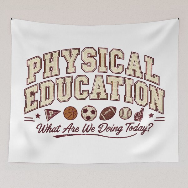 Item preview, Physical Education What Are We Doing Today Vintage Varsity PE Shirt designed and sold by Yellowriversss.