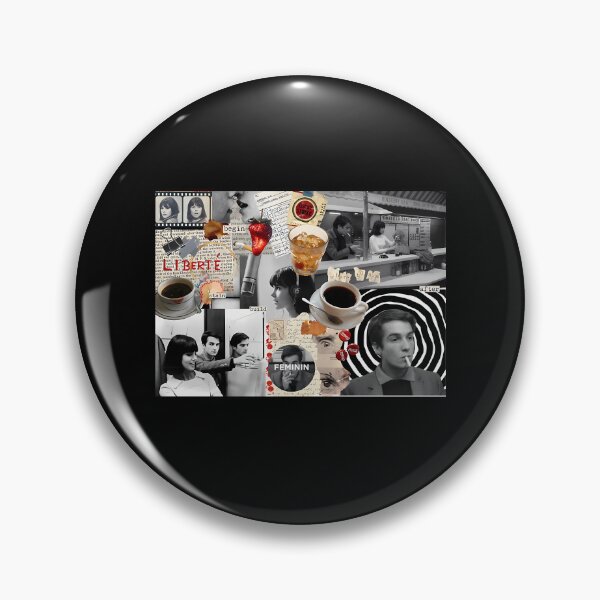 Item preview, French New Wave Cinema Moodboard Collage designed and sold by Lincoln-Design.