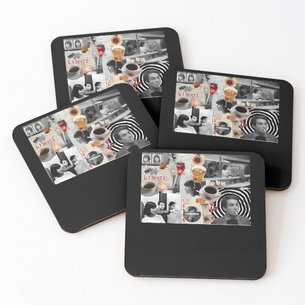 Item preview, French New Wave Cinema Moodboard Collage designed and sold by Lincoln-Design.