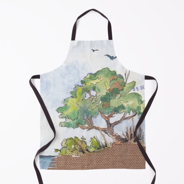 Item preview, Watercolour and Hessian Collage designed and sold by Maree Clarkson .