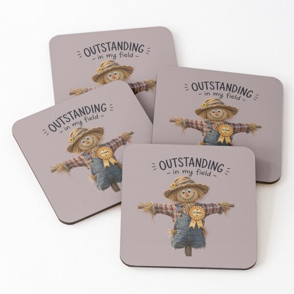 Item preview, Outstanding in My Field Funny Scarecrow T-Shirt | Farmer Pun Gift designed and sold by CJLindy.