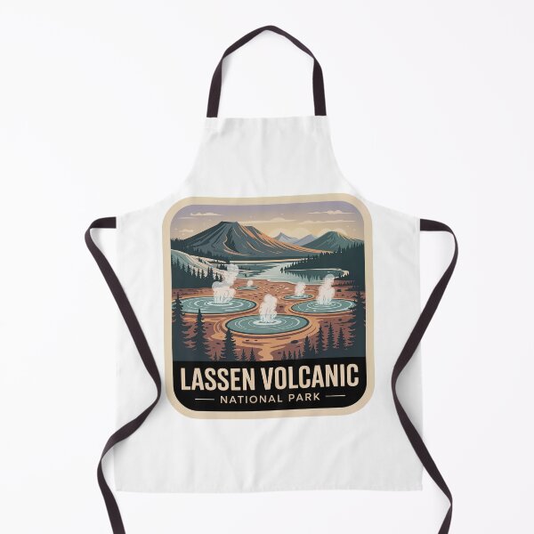 Item preview, Lassen Volcanic National Park Vintage Travel Badge designed and sold by Teelogic.