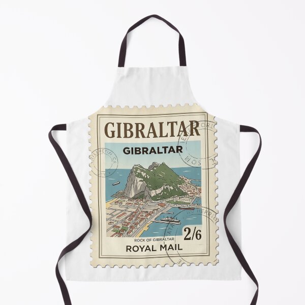Item preview, Vintage Rock of Gibraltar Postage Travel Stamp designed and sold by k3rstman1.