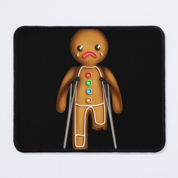 Item preview, Cute Gingerbread Man Injury Crutches Funny Festive Design designed and sold by artbdoge.
