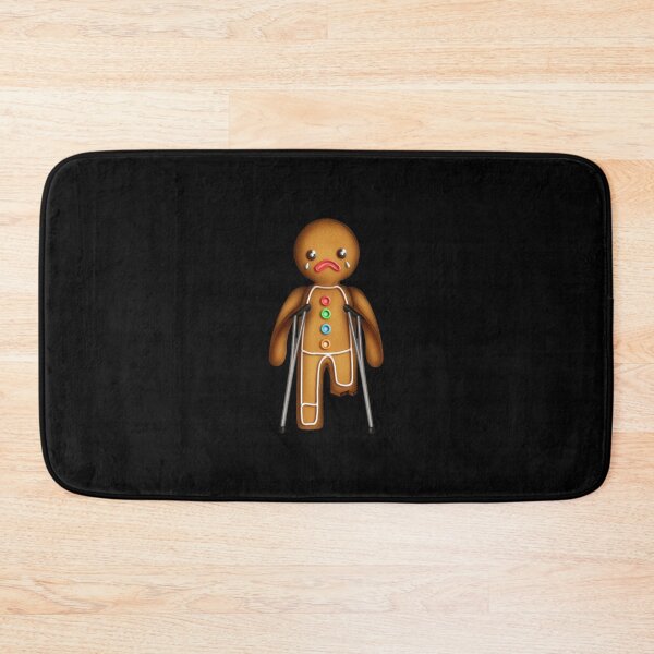 Item preview, Cute Gingerbread Man Injury Crutches Funny Festive Design designed and sold by artbdoge.